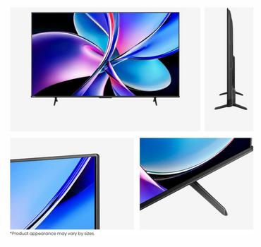Телевизор Hisense 55' E7Q Pro, 4K Ultra HD 3840x2160, QLED, Quantum Dot, 144Hz, HDR 10+ adaptive, HLG, Dolby Vision, DTS Virtual X, Smart TV, WiFi 5GHz, WiFi Direct, BT, Anyview Cast, 3xHDMI, 2xUSB, LAN, CI+, DVB-T2/C/S2, Black
