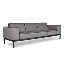 Диван триместен ГЕОРГИ VNS 03 - сив на цвят, сниман отпред