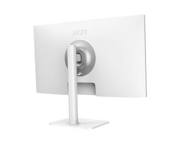 Монитор MSI Modern MD2712PW, 27', 100Hz, 1ms, IPS, 1920x1080 (FHD), 16:9, Flat, HDR Ready, EyesErgo, AG, MSI Display Kit, 117% sRGB, 300 nits, 1000:1, RedDot Winner, 1xHDMI1.4, 1xTypeC DP alt. w/PD (15W), Speakers 2x3W, Pivot, Heigh Adj., VESA, White, 5.8