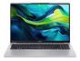 Лаптоп Acer Aspire Lite 16, AL16-52P-50A8, i5 1334U (up to 4.60GHz, 12MB), 16' WUXGA (1920 x 1200)IPS, 1*16GB DDR5 4800MHz (1 slot free), 512GB PCIe NVMe SSD, Intel Iris Xe Graphics, 2.0MP FHD Cam, Wi-Fi 6AX201+BT 5.1, No OS, Silver