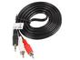 Кабел Lanberg mini jack 3.5mm (M) 3 pin -> 2X RCA (chinch) (M) cable 2m