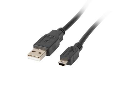 Кабел Lanberg USB MINI-B(M) ->  USB-A (M) 2.0 cable 1.8m, black (Canon)
