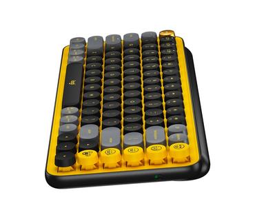 Клавиатура Logitech POP Keys Wireless Mechanical Keyboard With Emoji Keys - BLAST_YELLOW - US INT'L - INTNL