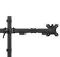 Стойка Neomounts Nero Double Flat Screen Desk Mount  (phone holder+Quick-fix clamp/grommet)