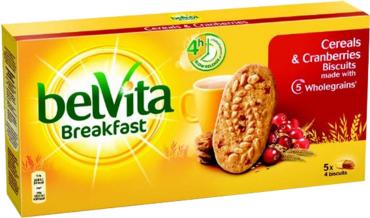 Бисквити BelVita 250гр., 20 бр./оп.