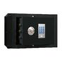 Метален сейф UNS 706 - черен, отворен, с ел.заключване