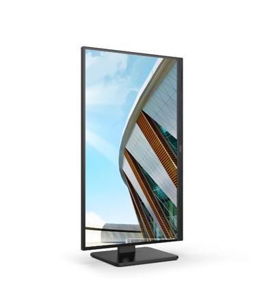 Монитор AOC 24P2QM, 23.8' VA WLED, 1920x1080@75Hz, 4ms GtG, 300cd m/2, 3000:1, 50M:1 DCR, Adaptive Sync, Low Blue Light, FlickerFree, 2Wx2, Tilt, Height Adjust, Pivot, Swivel, D-SUB, DVI, HDMI, DP, USB hub