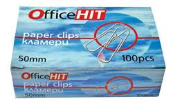 Кламери никел 50 мм 100 бр