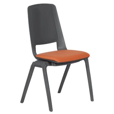 Посетителски стол ЛЕВЕНА- махаща се дамаска