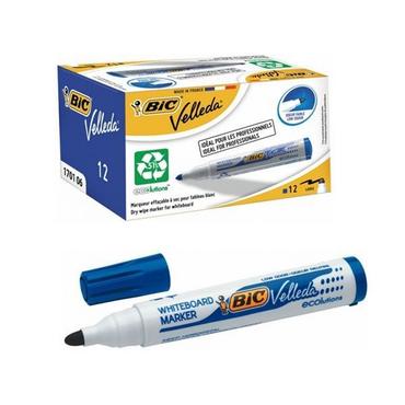 Кутия опаковка маркер за бяла дъска Bic син