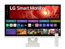 Монитор LG 27U731SA-W, 27' IPS Smart webOS23, 5ms, 1000:1, 350cd/m, FHD 3840 x 2160, ThinQ, DCI-P3 90%, HDR 10, HDMI, USB Type-C , Bluetooth, Speacers 5W x 2, Tilt, White