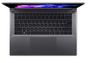 Лаптоп Acer Swift X 14, SFX14-71G-75L8, Intel Core i7-13700H(3.70GHz up to 5.00GHz, 24MB),14.5' 2.8K OLED (2880x1800) 120Hz, 16GB DDR5, 1024 GB NVMe SSD,RTX 4050 6GB GDDR6,  FHD Cam,WiFi 6E, BT 5.1, Micro SD card,Backlit Kbd, Win 11 Home , Steel Gray