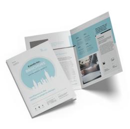 Дипляна А4 с 1 сгъвка 50 броя