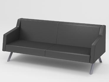 Диван триместен ПИРОТ KUKA 03 - сниман отстрани, сив цвят