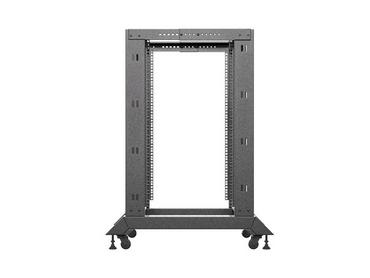 Комуникационен шкаф Lanberg open rack 19' 18U 600x800 black