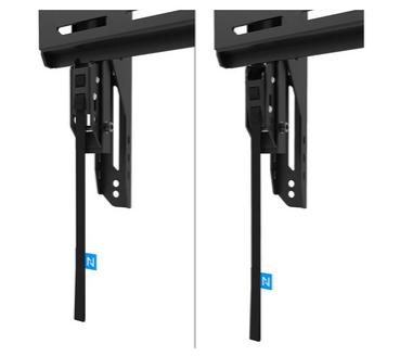 Стойка Neomounts Level-750 Wall Mount (XL, 125 kg, tiltable, tilt guard, connectable, VESA 400x400)