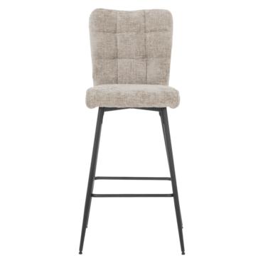 Бар стол МАКСИ-снимка отпред, черни крака