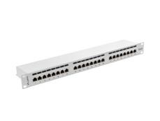 Пач панел Lanberg patch panel 24 port 1U CAT.6 shielded, grey