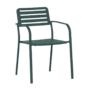 Градински стол ЛАЗУР- метална конструкция в тъмнозелен цвят