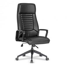 Президентски стол СВИЛЕН STH 01- черен цвят еко кожа