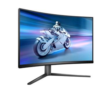 Монитор Philips Evnia 32M2C5500W, 31.5' Curved 1000R, Fast VA, WLED, 2560x1440@240Hz, 1ms GtG, 0.5ms MPRT, 500cd m/2, 4000:1, Mega Infinity DCR, Adaptive Sync, FlickerFree, Low Blue Mode, Tilt, Height Adjust, Swivel, 2xHDMI, 2xDP, USB hub