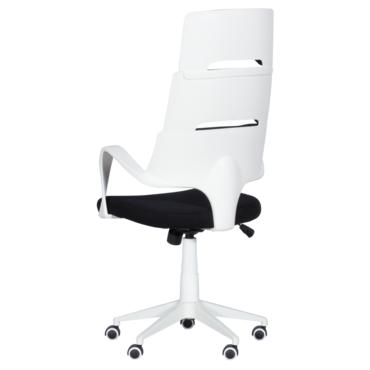 Директорски стол ИЧЕРА- снимка гръб, бял