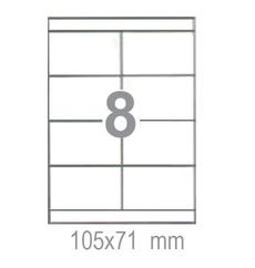 Самозалепващи етикети 105х71 8 бр.