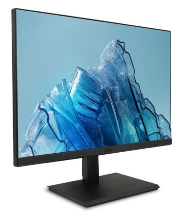 Монитор Acer Vero B277Ebmiprxv, 27' IPS LED ZeroFrame, FHD (1920x1080), FreeSync 100Hz, 4ms (GTG), 100M:1, 250nits, 99% sRGB, HDMI, VGA, DP, Speakers, Audio in/out, Flicker-Less, BlueLightShield, Hgt. Adj, Swivel, Pivot, Energy Star, EPEAT Silver, Black