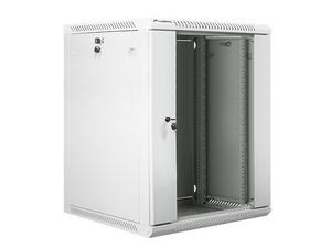 Комуникационен шкаф Lanberg rack cabinet 19' wall-mount 15U / 600x600 for self-assembly (flat pack), grey
