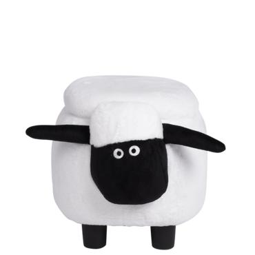 Табуретка детска с ракла овца-снимка отпред