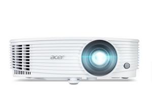 Мултимедиен проектор Acer Projector P1357Wi, DLP, WXGA(1280x800), 4800 ANSI Lumens, 20000:1, 1.3x, 3D ready, VGA in/out, 2xHDMI, RCA, Audio in/out, USB type A, Wireless dongle included, Speaker 10W, RS232,  Lamp life up to 15000h, Bag, 2.4kg, White  + Ace