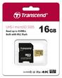 Памет Transcend 16GB microSD UHS-I U3 (with adapter), MLC