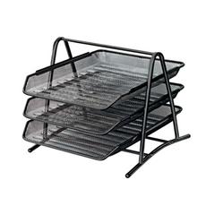 Хоризонтална поставка тройка мрежа черна