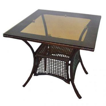 Ратанова маса ХРИСТИНА- кафяв цвят