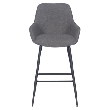 Бар стол Вики-сива дамаска