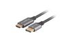 Кабел Lanberg display port (M)  -> HDMI(M) cable 1.8m, black