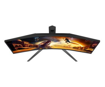 Монитор AOC CU34G4Z, 34' Curved 1500R, VA, WLED, 3440x1440@240Hz, 1ms GtG, 0.3ms MPRT, 450cd m/2, 2500:1, 80M:1 DCR, Adaptive Sync, FlickerFree, Low Blue Light, Tilt, Height Adjust, Pivot, Swivel, 2xHDMI, DP, USB hub