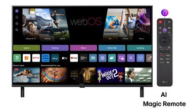 Телевизор LG 43QNED80A3A, 43' 4K QNED HDR Smart TV, 3840x2160, DVB-T2/C/S2, a7 AI Processor, HDR10 / HLG, webOS 25 ThinQ, VRR / ALLM / HGiG, 4K Upscaling, WiFi 5, Voice Controll, Bluetooth 5.1, AirPlay 2, LAN, CI, HDMI, SPDIF, Google Cast, 2 pole Stand