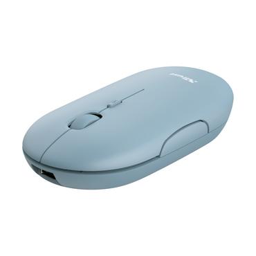 Мишка TRUST Puck Wireless & BT Rechargeable Mouse Blue