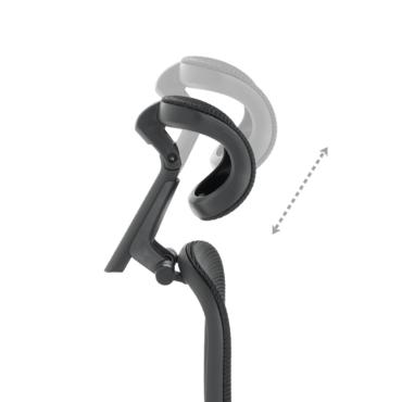 Работен стол АРЕС- регулируем подглавник, нагоре-надолу