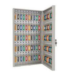 Табло за ключове KL 100 броя- за 100броя ключове, сив, отворено, с наредени ключове вътре