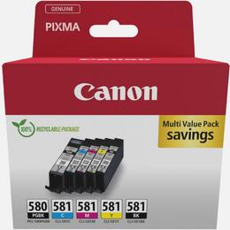 Консуматив Canon PGI-580/CLI-581 PBK/C/M/Y Pigment + Ink Cartridge Multi Pack