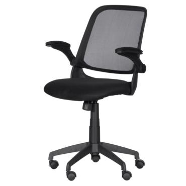 Работен стол АЛЕНА- подвижни подлакътници, черна база