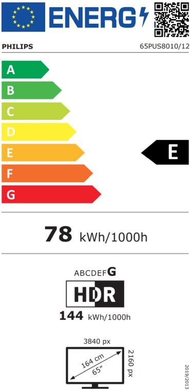 Телевизор Philips 65PUS8010/12, 65' 4K UHD LED, 3840x2160p, DVB-T/T2/T2-HD/C/S/S2, 60Hz, Ambilight 3, Pixel Precise UHD, HDR+, Titan OS, Dolby Atmos & DTS:X, 3*HDMI, 2*USB, VRR, 802.11ac, BT 5.2, 20W RMS, Black