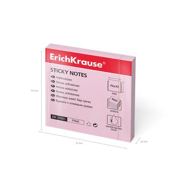 Самозалепващи листчета 75х75мм розов пастел