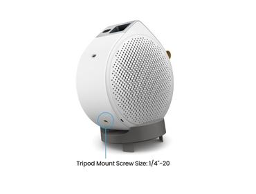 Мултимедиен проектор BenQ GV50, DLP, LASER, 1080p (1920x1080), 100K:1, 500 ANSI Lumens, 1.2X, Google TV, Auto Keystone, HDMI, USB-C with DP/PD, USB-A, BT 5.0, Wi-Fi, Speakers 5.1 2x 4W + 10W Woofer, Light Source Life ECO 30,000hrs, 2.1kg, White