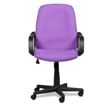 Работен стол ДАНИЕЛ- лилав цвят, черна база