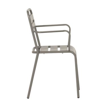 Градински стол ЛУНОРА-снимка отстрани