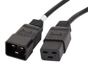 Кабел Lanberg EXTESION CABLE IEC 320 C19 / C20 1.8m VDE, black