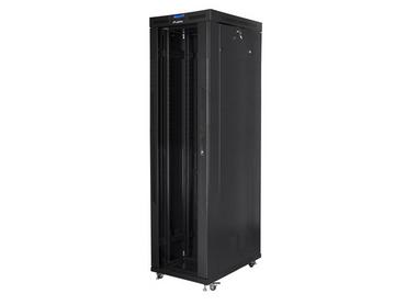 Комуникационен шкаф Lanberg rack cabinet 19' free-standing 47U/800x1000 (flat pack) with glass door lcd black v2
